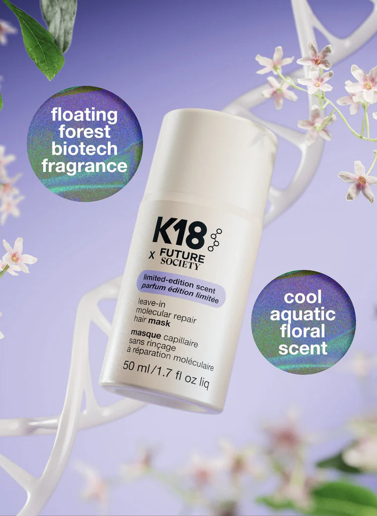 K18 x Future Society leave-in molecular hair mask 50ml