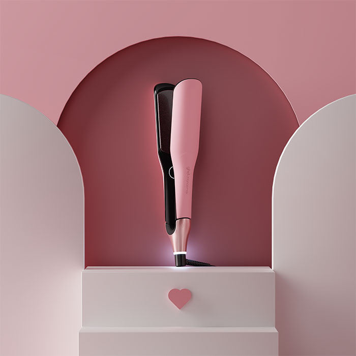 NEW GHD CHRONOS MAX  WIDE PLATE HAIR STRAIGHTENER (43MM PLATE) DUSTED PINK
