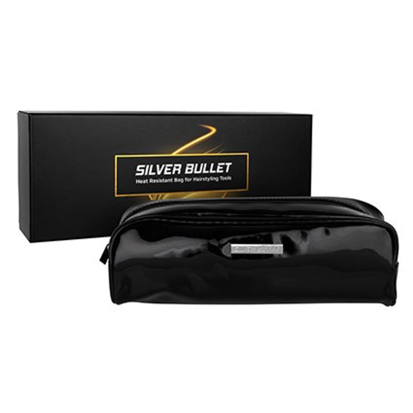 Silver Bullet PATENT BLACK POUCH
