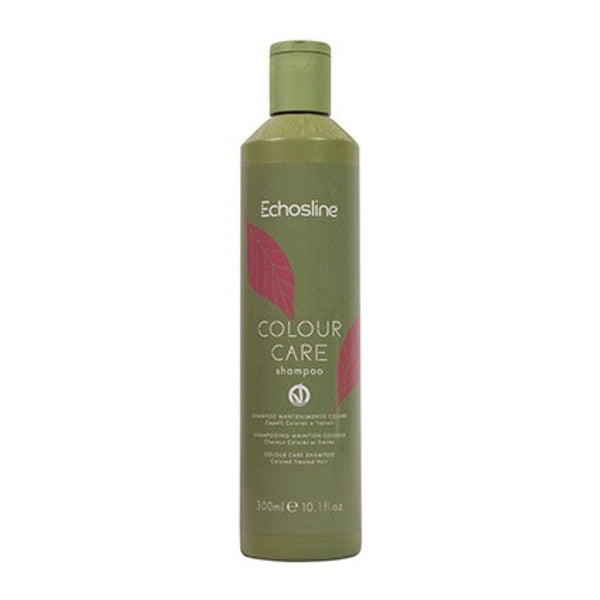 Shampoo bottle labeled 'Echosline Colour Care' on a white background