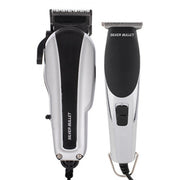 Two hair clippers with 'Silver Bullet' branding on a white background