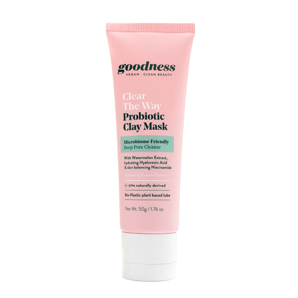 Goodness Clear The Way Probiotic Clay Mask 50g
