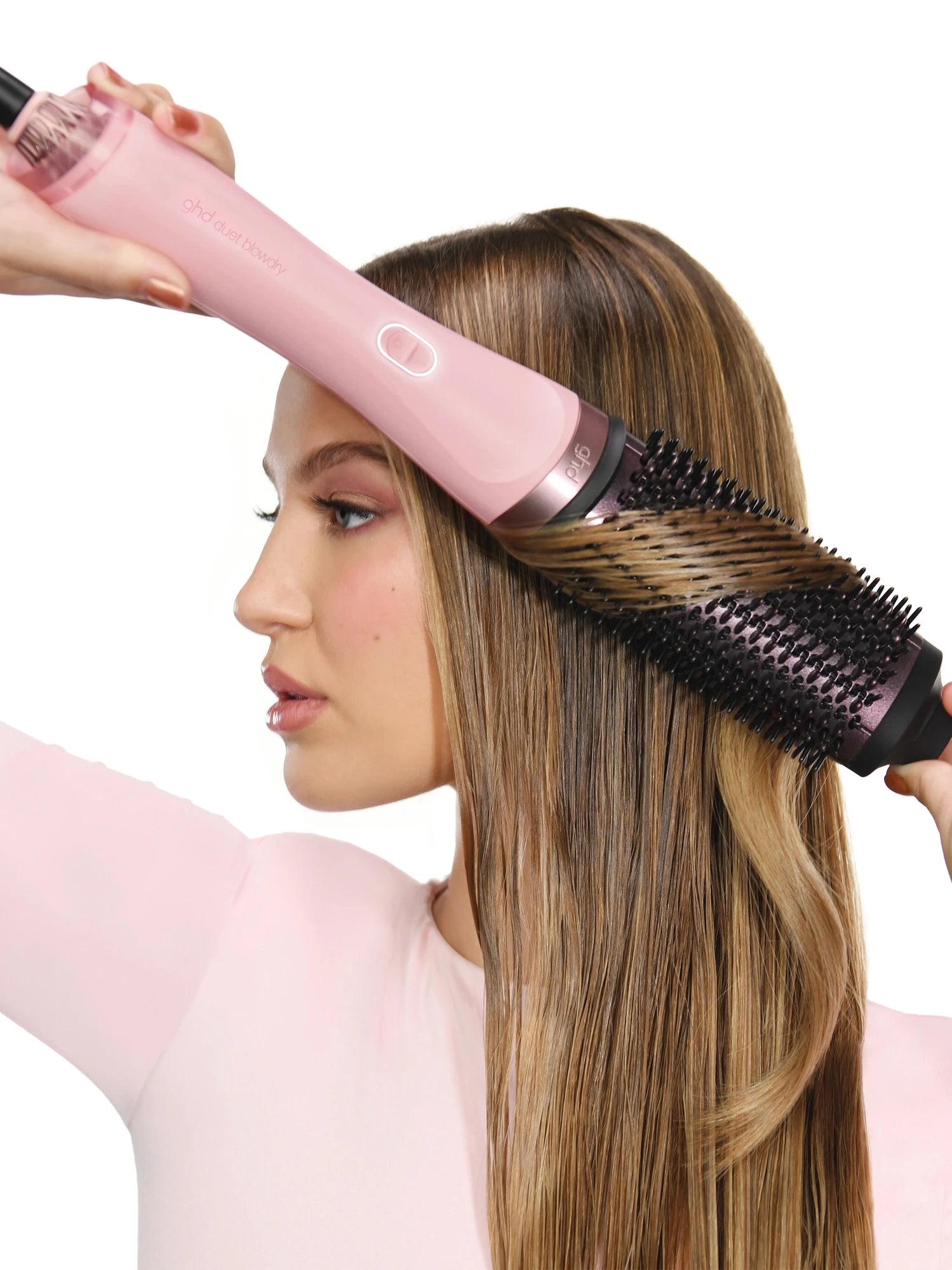 NEW GHD DUET BLOWDRY  DUSTED PINK