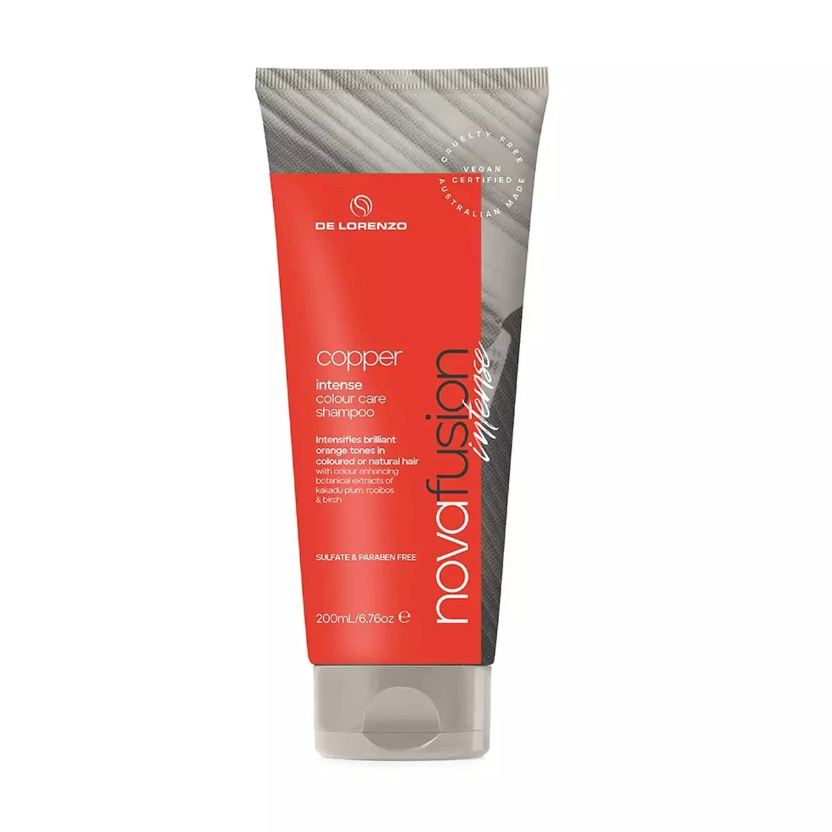 De Lorenzo NOVAFUSION Intense Copper Shampoo - 200ml