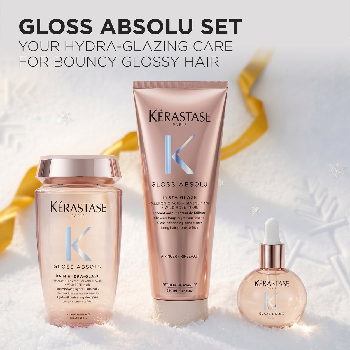 Kerastase Gloss Absolu Oil Trio Coffret
