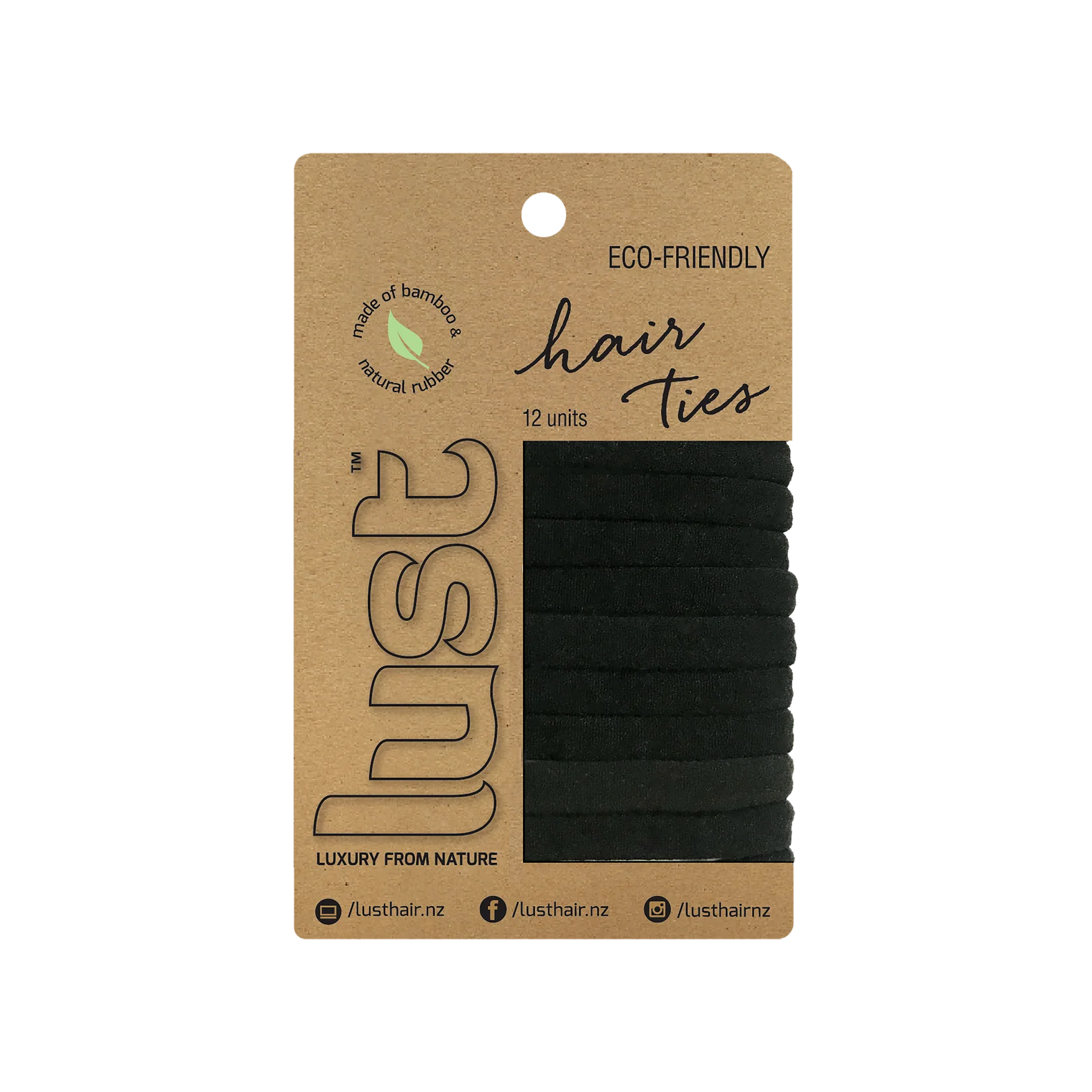 LUST Hair Ties (1 x 12) 12 Units