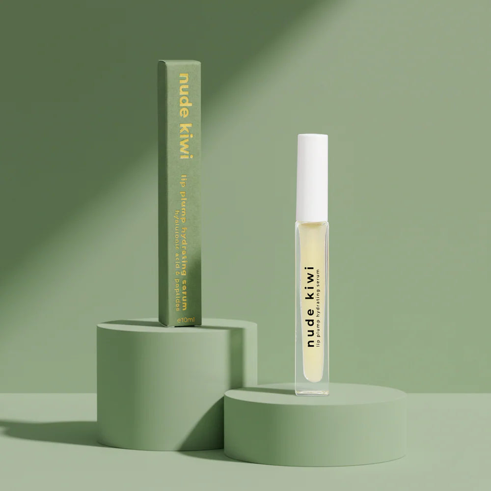 Nude Kiwi Lip Plump Hydrating Serum - With Peptides