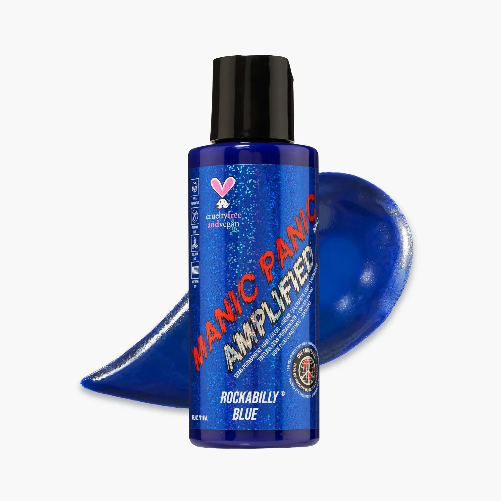 Manic Panic - Rockabilly Blue Amplified Bottle
