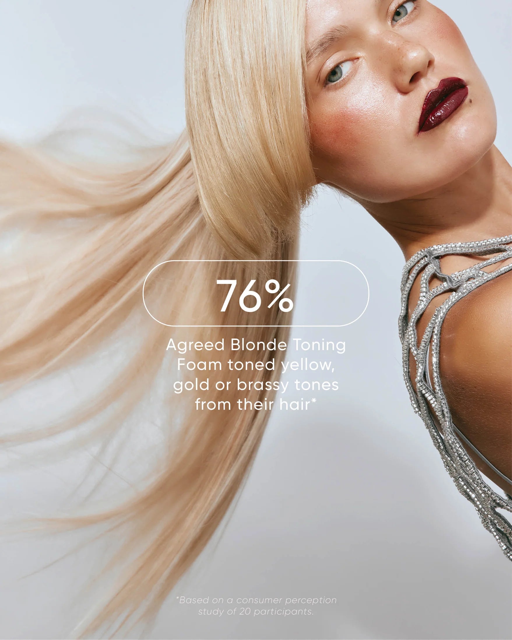 NAK Signature Blonde Plus 10V Toning Foam 100g