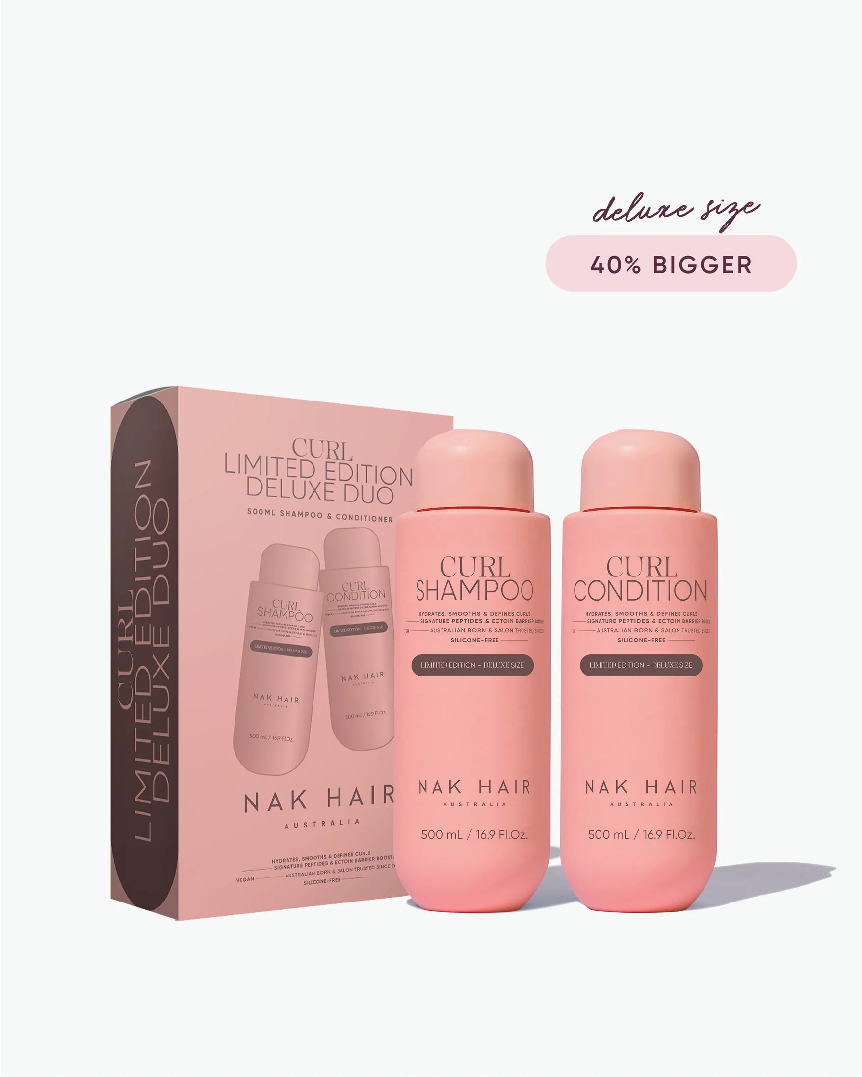 NAK Hair Signature Limited Edition Curl Duo 500ml