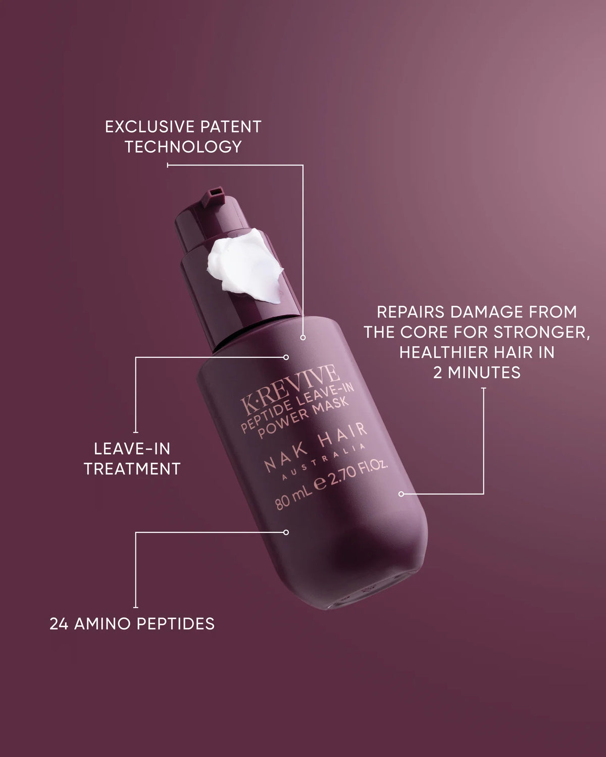 Nak K.REVIVE Peptide Leave-In Power Mask