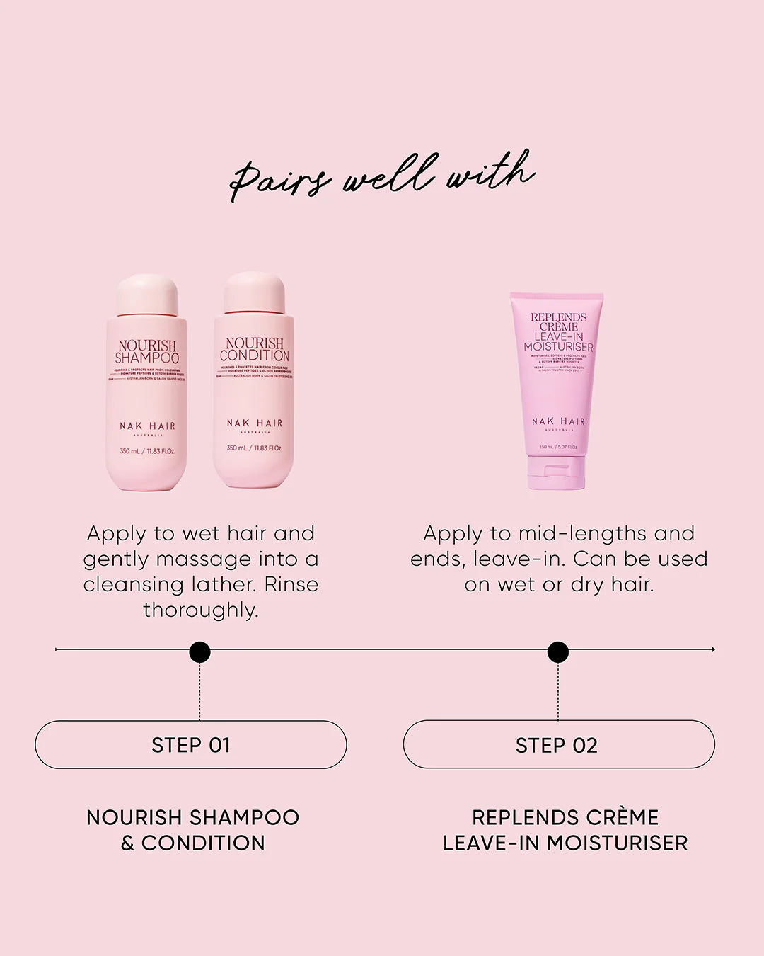 NAK Signature Nourish Shampoo 350ml