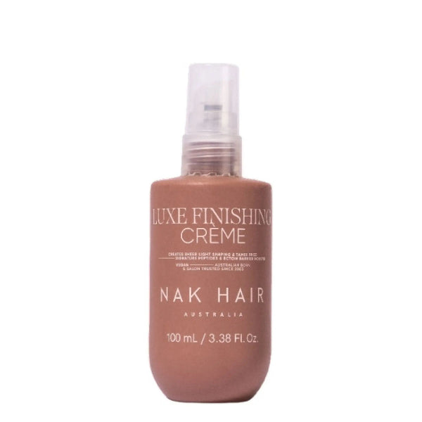 Nak Hair Luxe Finishing Creme bottle on a white background