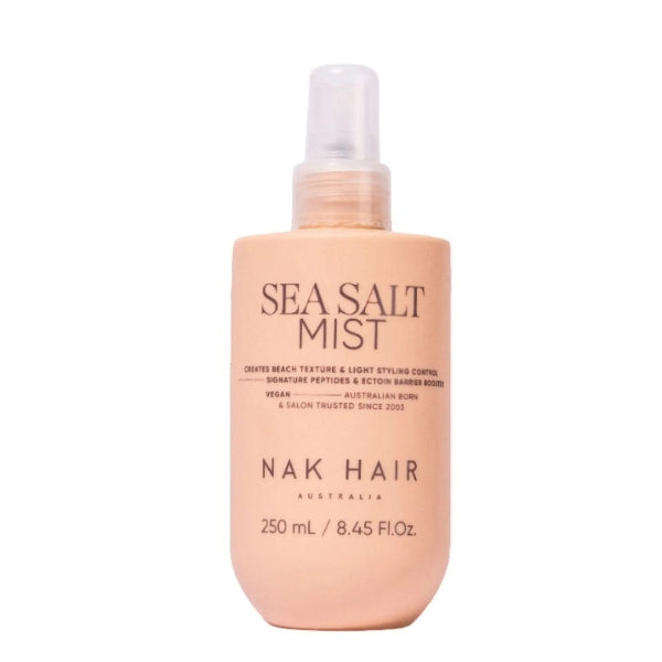 Nak Hair Sea Salt Mist bottle on a white background