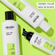 Nioxin SCALP + HAIR THICKENING SYSTEM 2 TRIAL KIT - 150+150+40ML