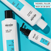 Nioxin SCALP + HAIR THICKENING SYSTEM 3 TRIAL KIT - 150+150+50ML