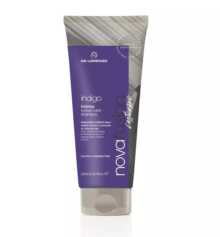 De Lorenzo NOVAFUSION Intense Indigo Shampoo - 200ml