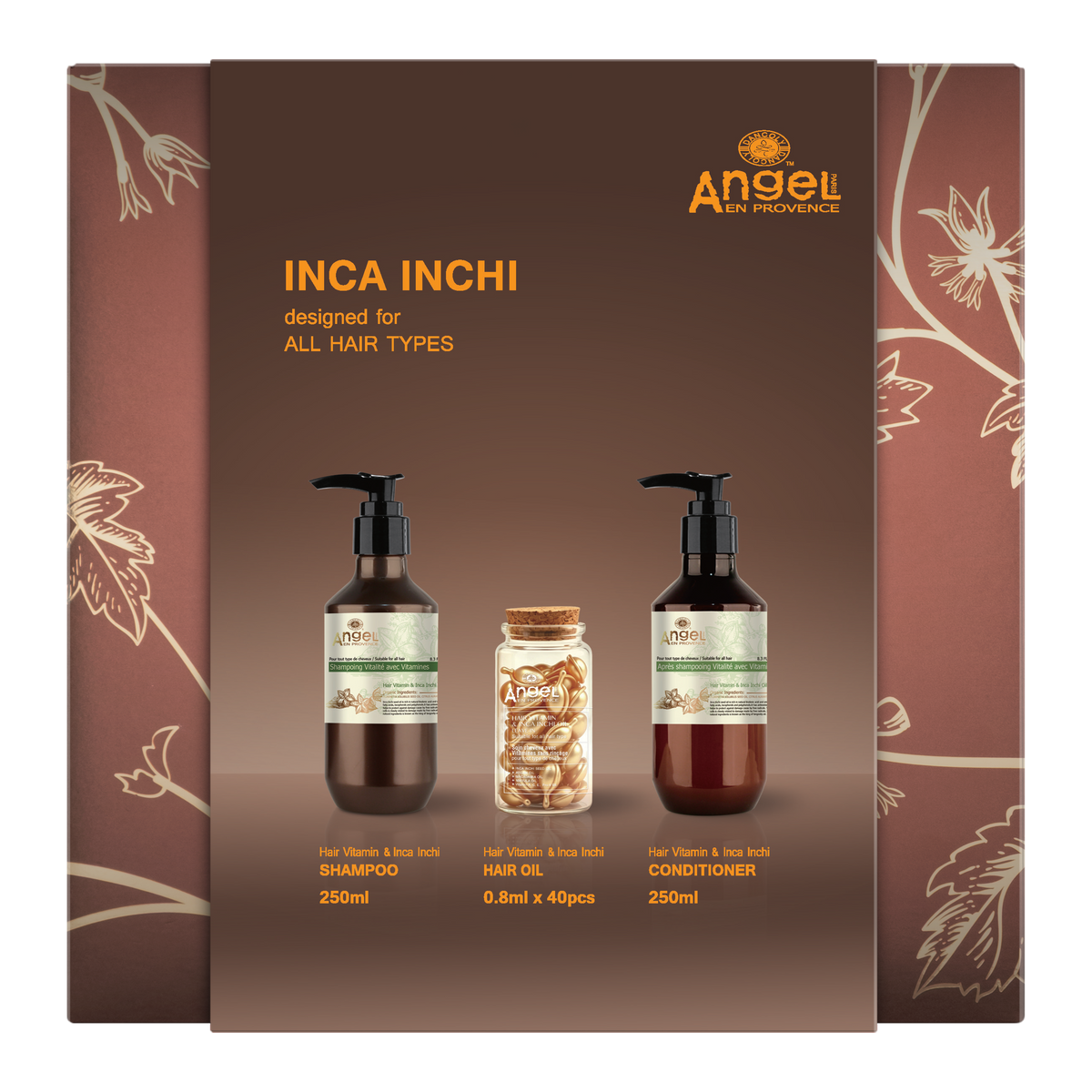 Angel Inca Inchi pack with leave in oil