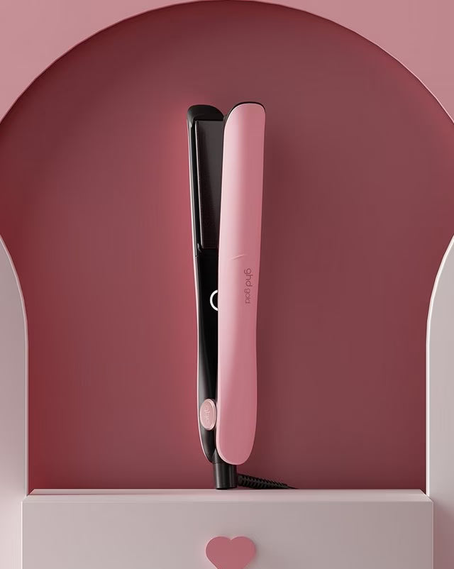 NEW GHD GOLD® HAIR STRAIGHTENER (26MM PLATE) DUSTED PINK