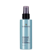 Blue bottle of Pureology Strength Cure on a white background