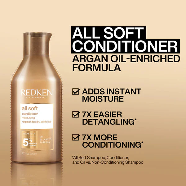 Redken All Soft Conditioner 300ML