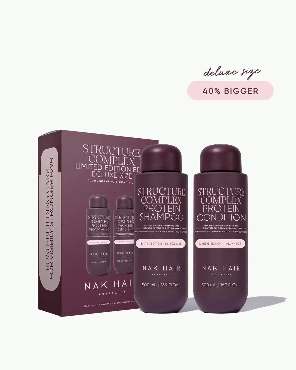 Nak Structure Complex 500ml Duo - Shampoo & Conditioner