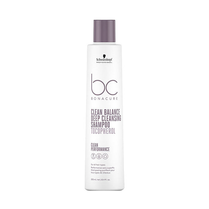SCHWARZKOPF BC BONACURE CLEAN PERFORMANCE CLEAN BALANCE DEEP CLEANSING SHAMPOO