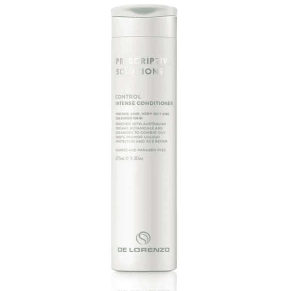 De Lorenzo control intense conditioner bottle on a white background