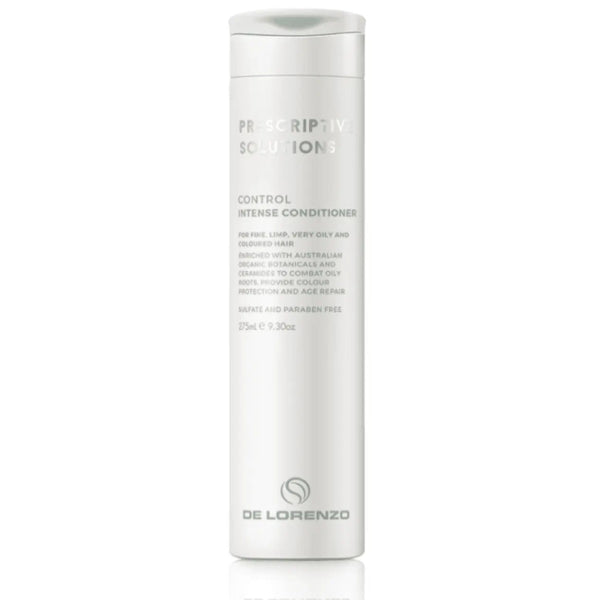 De Lorenzo control intense conditioner bottle on a white background