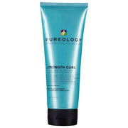 Blue tube of Pureology Strength Cure on a white background