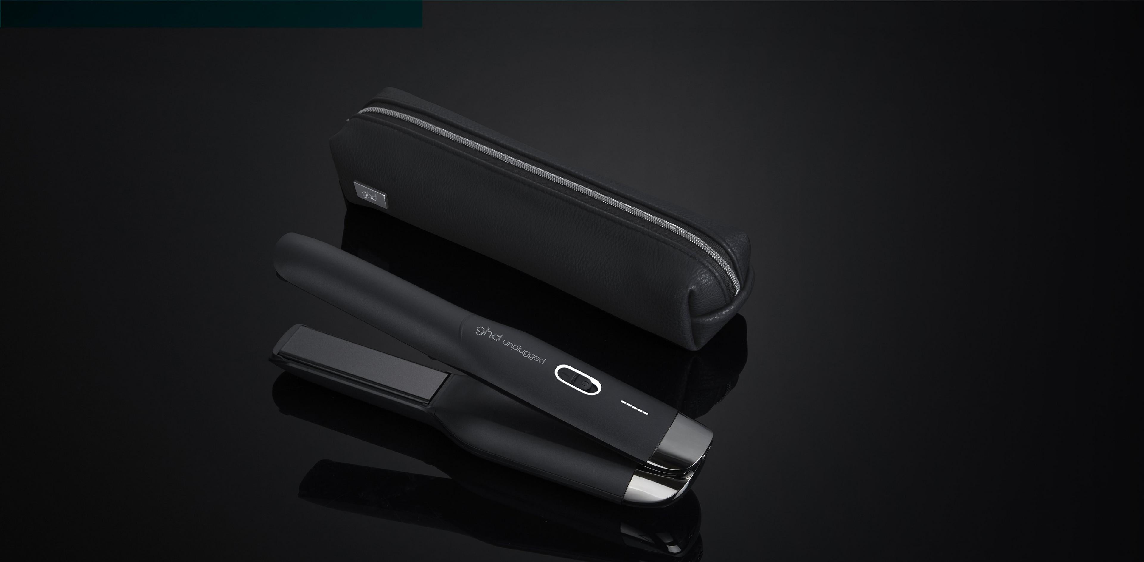 GHD UNPLUGGED CORDLESS HAIR STRAIGHTENER (22MM PLATE) BLACK