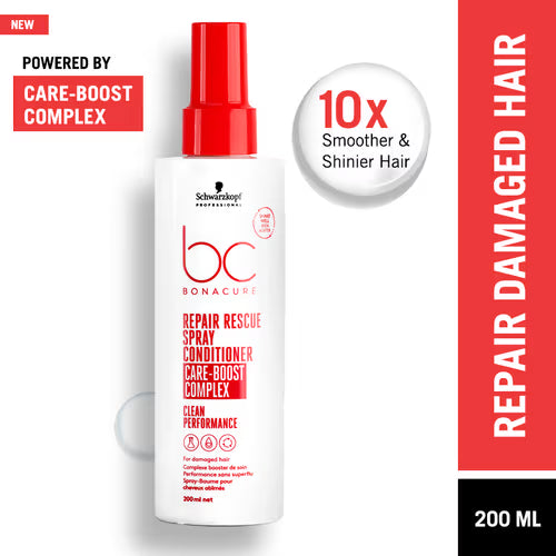 Schwarzkopf BC BONACURE CLEAN PERFORMANCE REPAIR RESCUE SPRAY CONDITIONER - NEW