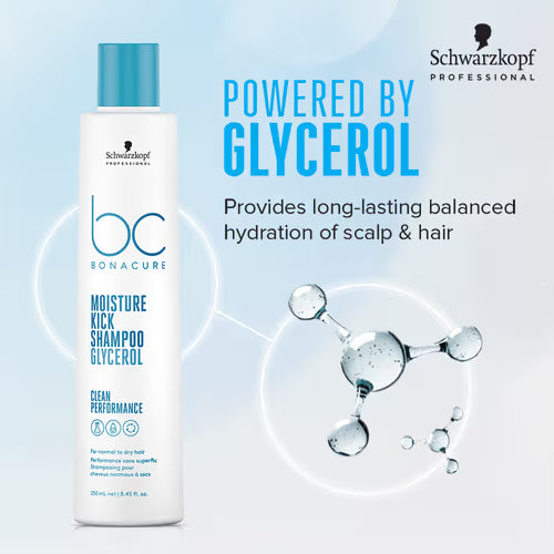 Schwarzkopf BC BONACURE CLEAN PERFORMANCE MOISTURE KICK SHAMPOO