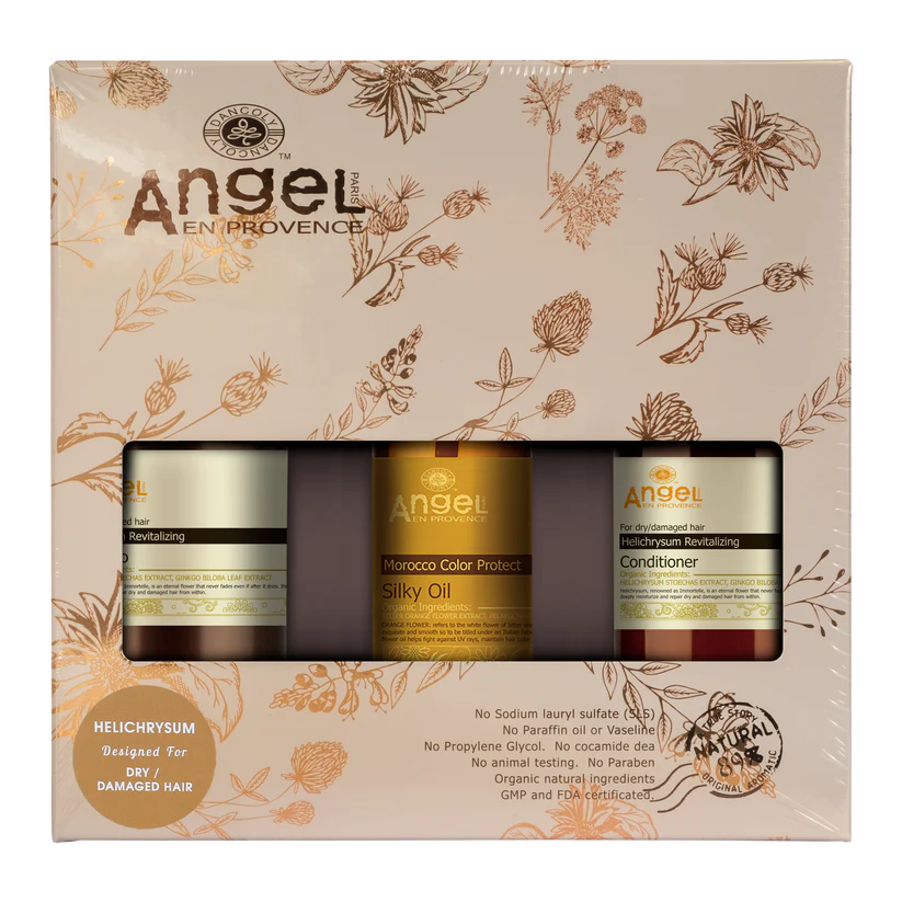 Angel Helichrysum pack with Morocco silky oil