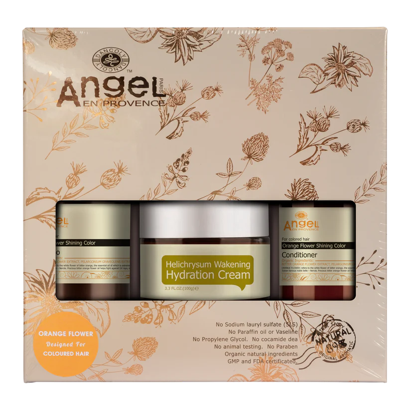 Angel Orange flower pack with helichrysum hydration cream