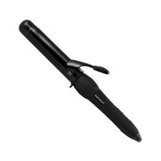 Black hair styling tool on a white background