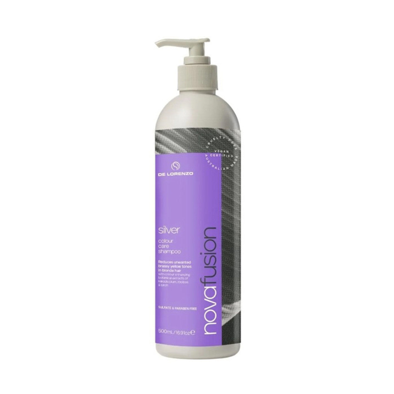 De Lorenzo NOVAFUSION Silver Shampoo - 500ml
