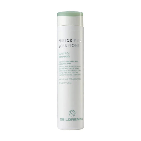 Shampoo bottle labeled 'De Lorenzo' on a white background