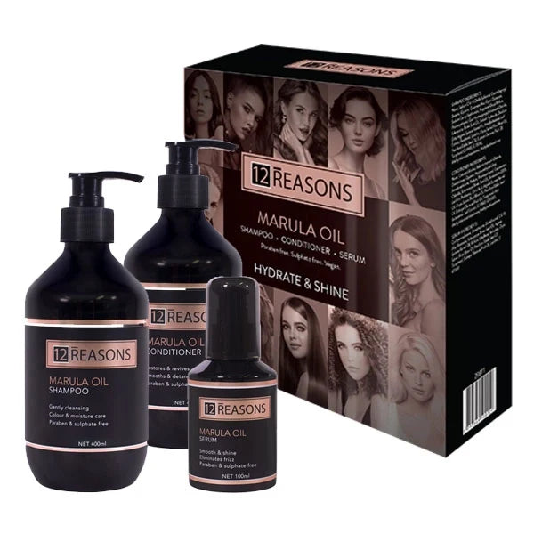 12 Reasons - Marula Hydrate & Shine Gift Set