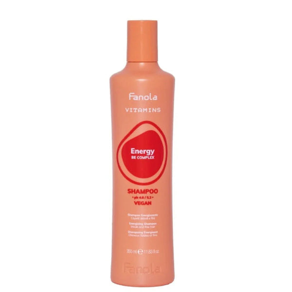 Fanola Vitamins Energy shampoo bottle on a white background