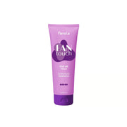 Purple tube of Fanola Fan Touch hair product on a white background