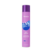Fanola Fan Touch hair spray bottle on a white background
