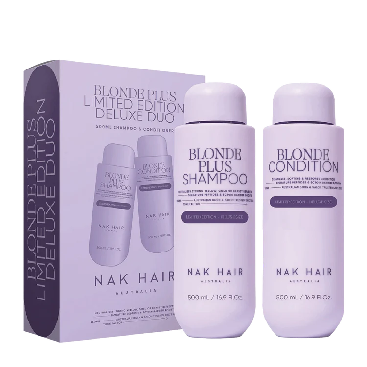 Nak Blonde Plus 500ml Duo -Shampoo & Blonde Condition