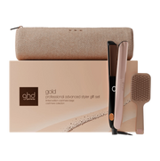 NEW GHD GOLD HAIR STRAIGHTENER FESTIVE GIFT SET IN CASHMERE BEIGE