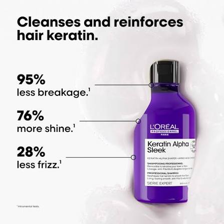 Keratin Alpha Sleek Shampoo 300ml