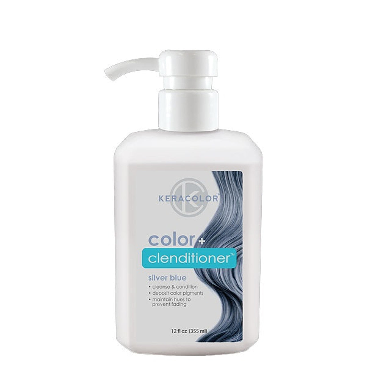 Keracolor Color + Clenditioner - Silver Blue - 355ml