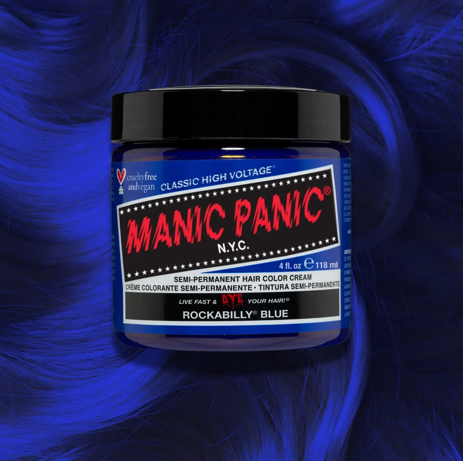 Manic Panic - Rockabilly Blue Classic Cream