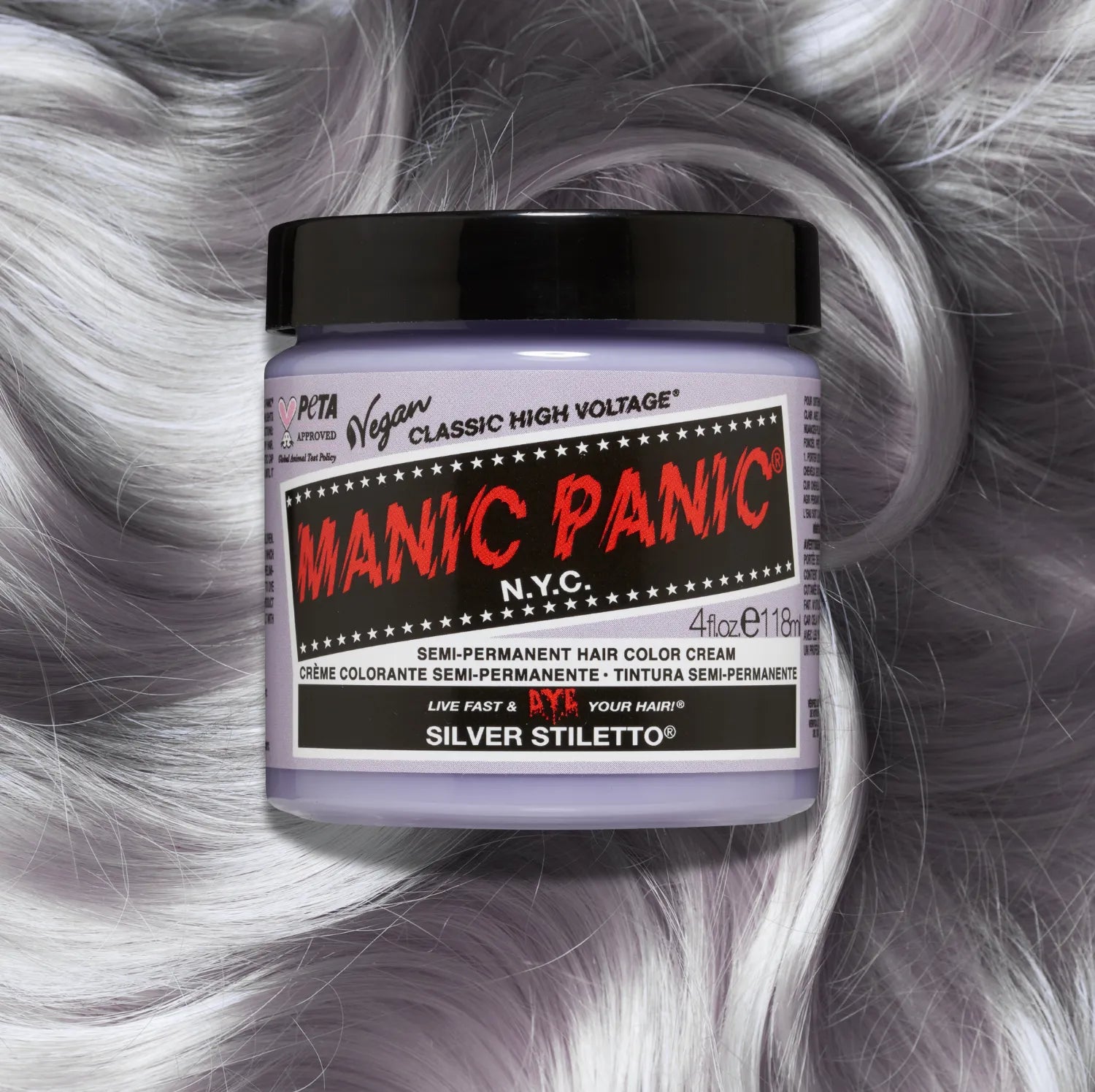 Manic Panic - Silver Stiletto Classic Cream