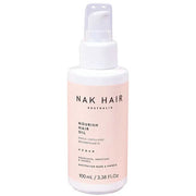 Nak Hair Australia nourish hair oil bottle on a white background