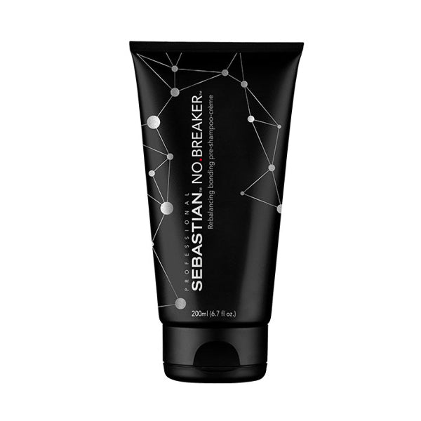 Black tube of Sebastian No Breaker product on a white background